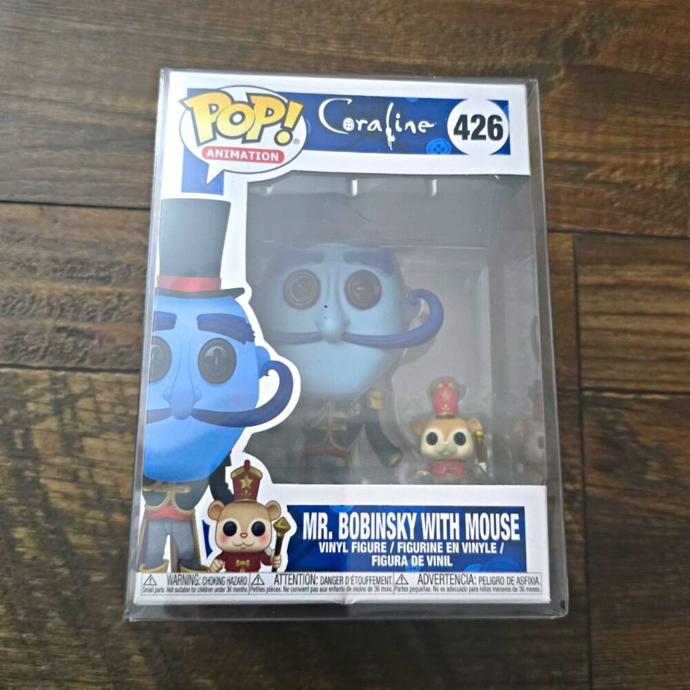 Funko Pop! Animation Coraline Mr. Bobinsky with Mouse #426 Vinyl Figure